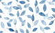 Scattered Leaves Blue
