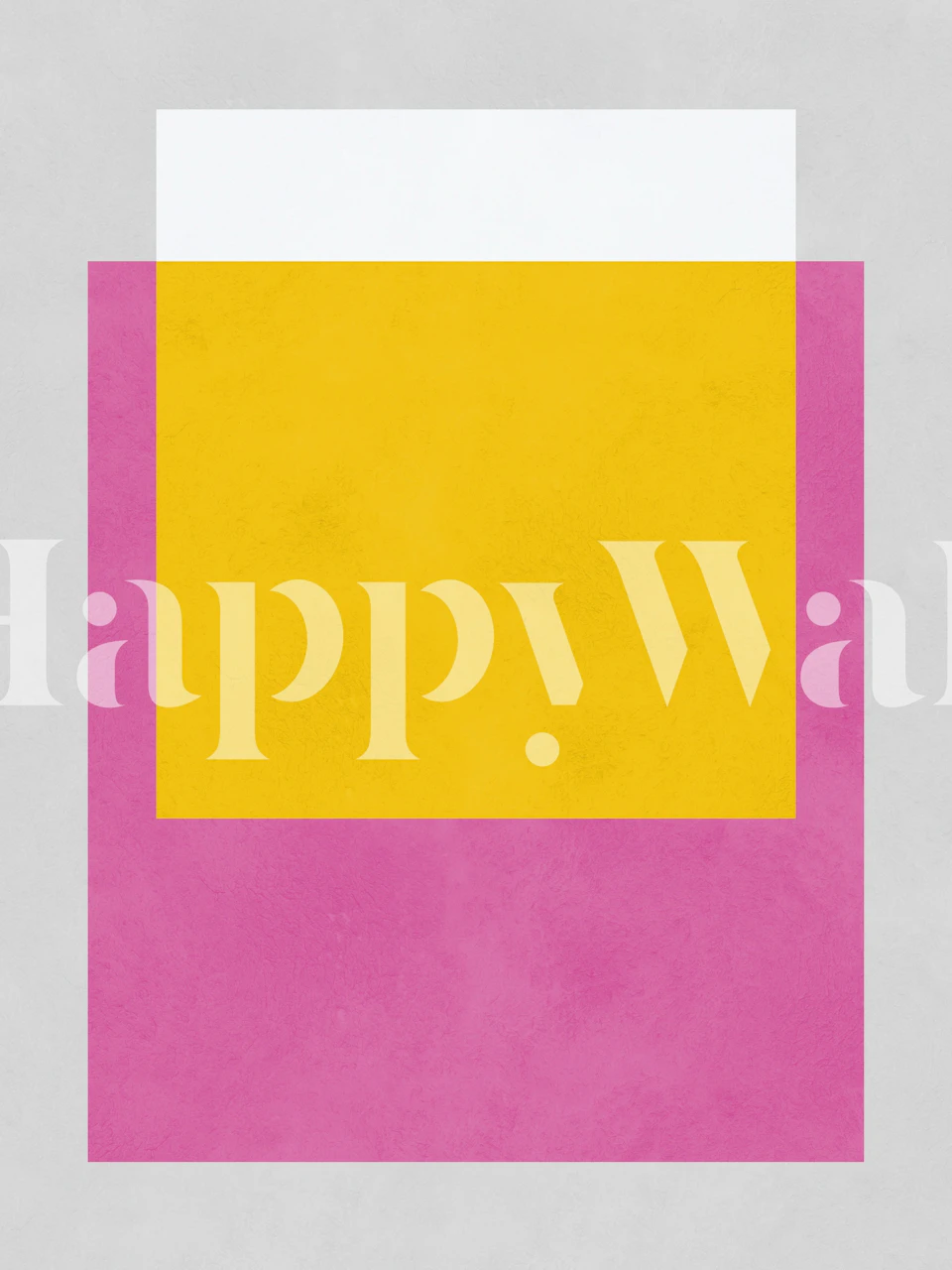 Colorful Modern Art behang in een kamer