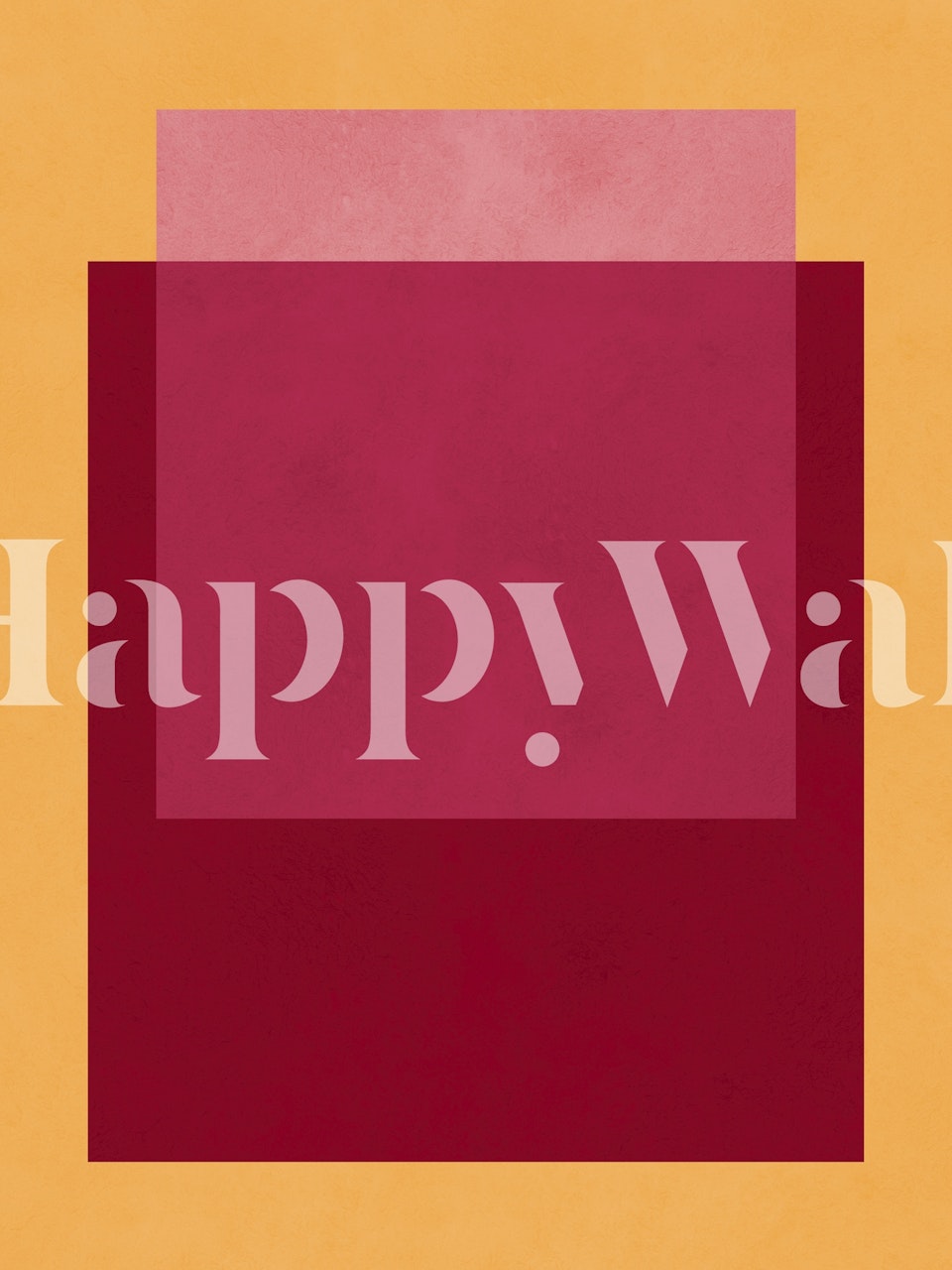 Papel pintado Red Toned Layers en una habitación