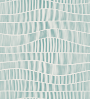 wavy striped stripes - aqua tapeta
