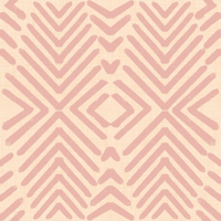Retro Tribal Arrows Mid Century Geo Pink tapete