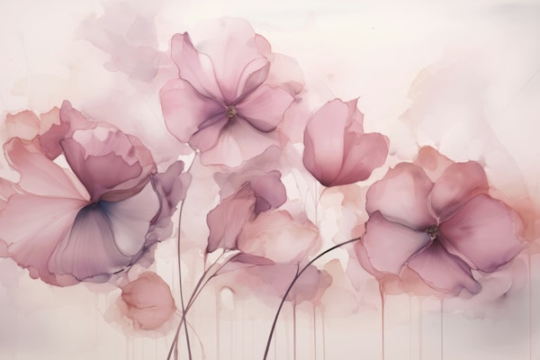 Soft Blush Petal Serenity