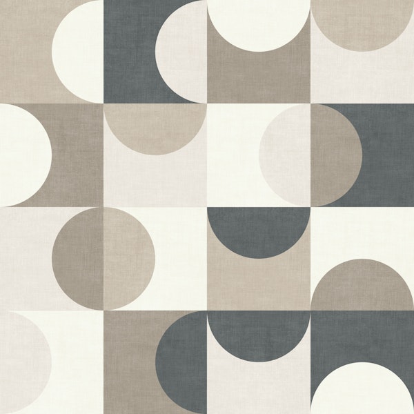 Bauhaus Circle Abstract - Neutrals