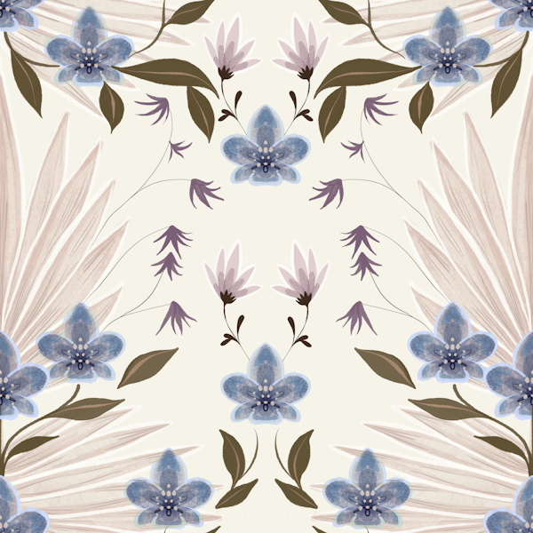 Botanical Orchid Serenity