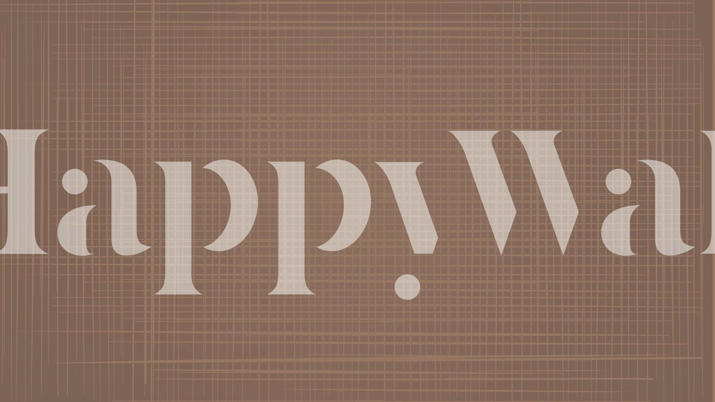 Geometric pattern in warm mocha tones wallpaper