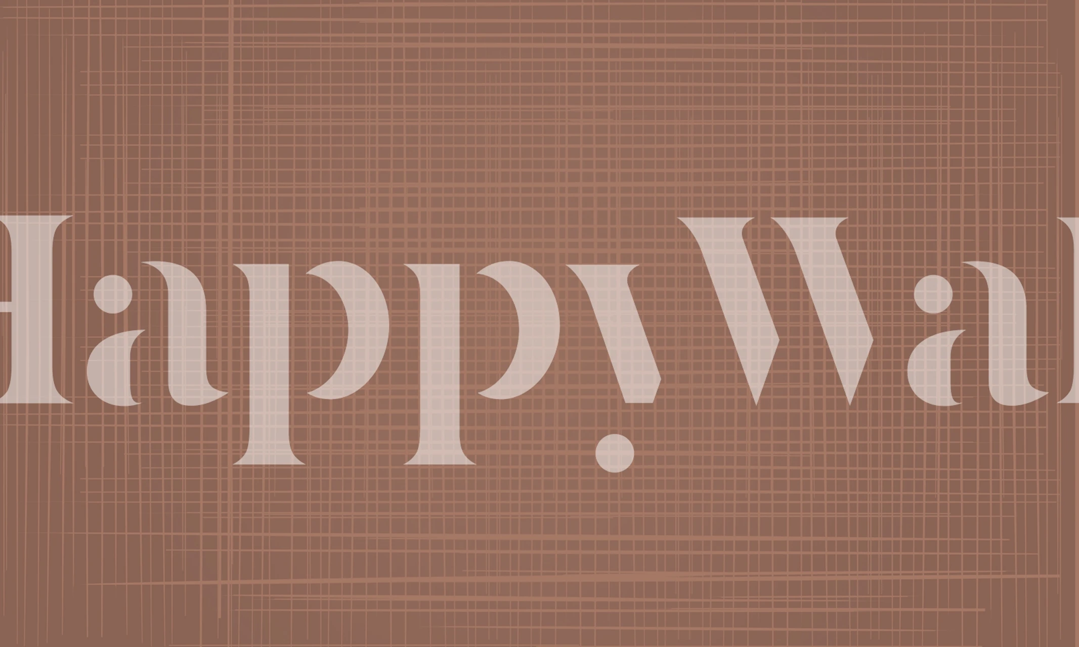 Warm Mocha Mousse Weave Lines tapet i et rom