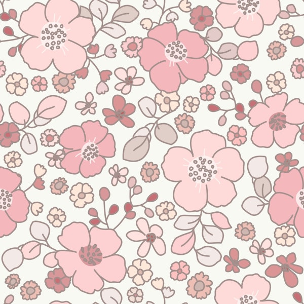 Floral Nora Blush