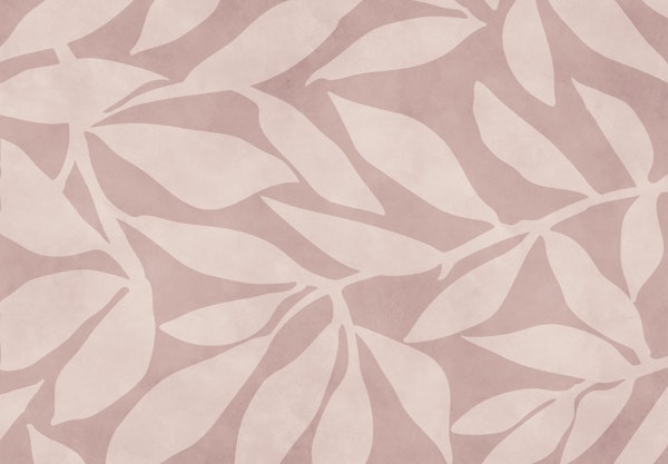 Blush Pink Gentle Leaf Elegance