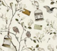 Magnolia Grove with Owls in Cream