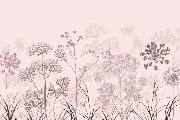 Pastel Wildflower Meadow Blush Elegance