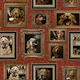 Smoking Golden Retriever Gallery Wall Red