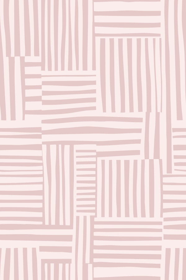 Soft Linear Grids Pastel Pink