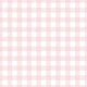 Gingham - rose pink on white