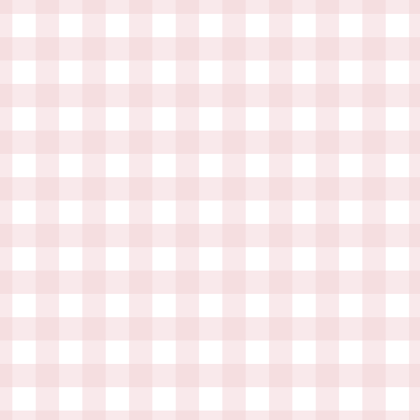 Gingham - rose pink on white
