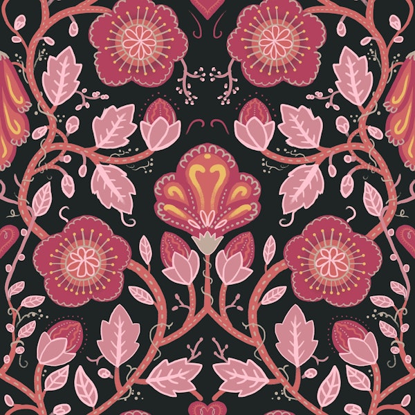 Pink Floral Reverie