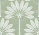 Coastal Palm Trees With Fruits - Sage Green