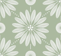 Palm Terrace - Sage Green tapete