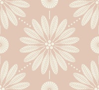 Palm Terrace - Cream tapete