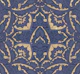 Geometric Art Deco -Blue Saphire