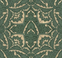 Geometric Art Deco - Green Eemerald behang