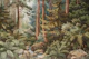 Mystical Woodland Rustic Painting