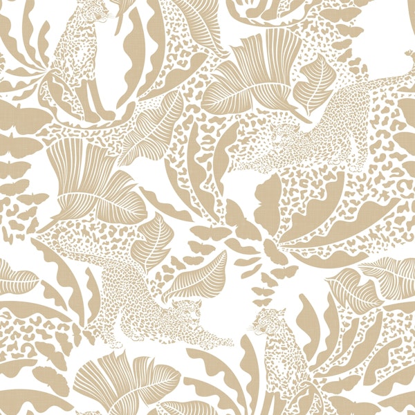 Exotic Tropical Jungle Light Beige WP