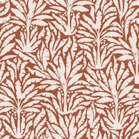 Palms on Brick Red WP wallpaper