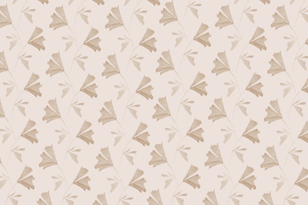 Soft Beige Fishtail Palm Pattern 1