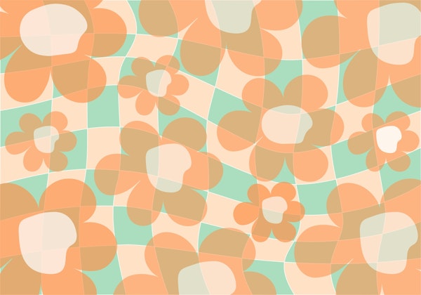 Vintage Blossom Wave