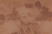 Warm Renaissance Clouds Mocha Mousse tapete