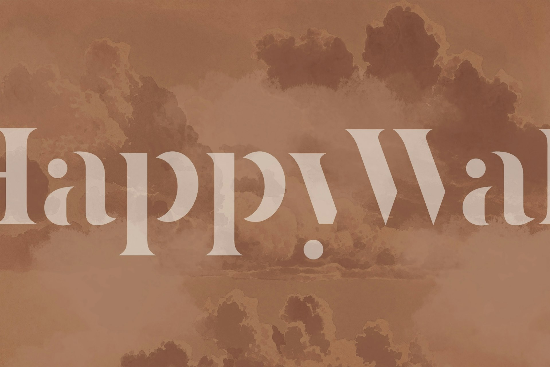 Tapeta Warm Renaissance Clouds Mocha Mousse u sobi