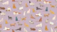 Lively Cats on Soft Purple
