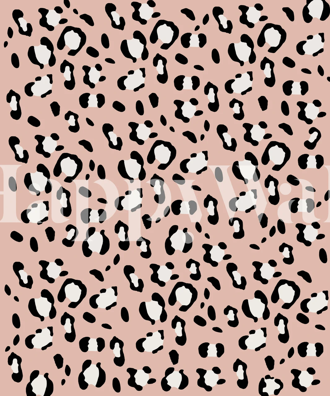 Tapeta s leopardím zvířecím potiskem v pokoji