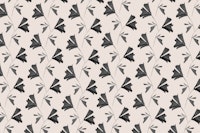 Soft Beige Black Fishtail Palm Pattern 1 papiers peint