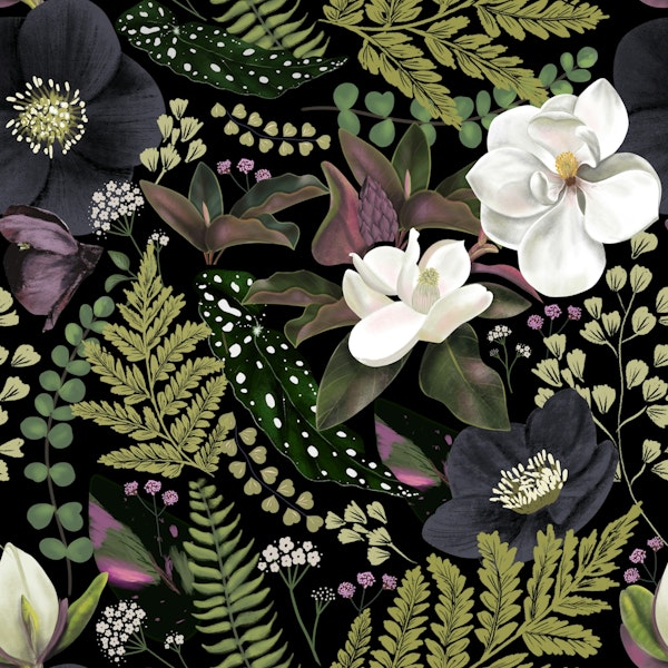 Mystical Dark Garden