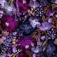 Dark Floral Chaos Purple