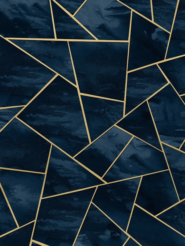 Navy Blue Gold Geometric1