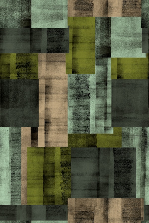 Vintage rolled layers green