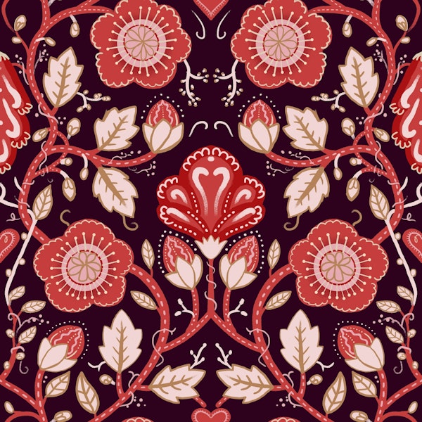 Crimson Garden Bliss