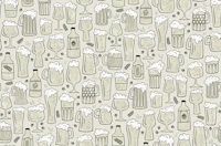beers - beige carta da parati