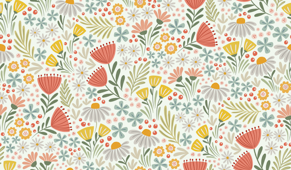 spring wildflowers - colorful - light