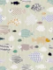 Fresh fish on warm grey