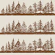 Scandinavian Earthy Woodland Silhouettes