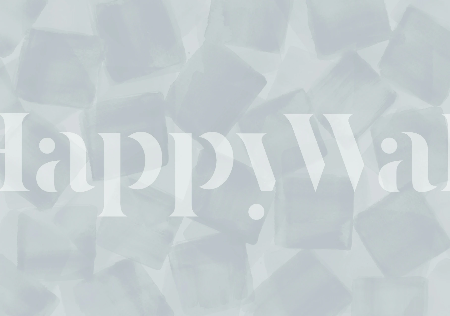 Abstract mosaic pattern in soft blue hues wallpaper