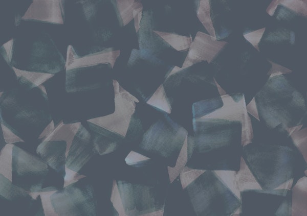 Moody Blue Abstract Squares