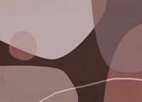 Soft Red Shapes papiers peint