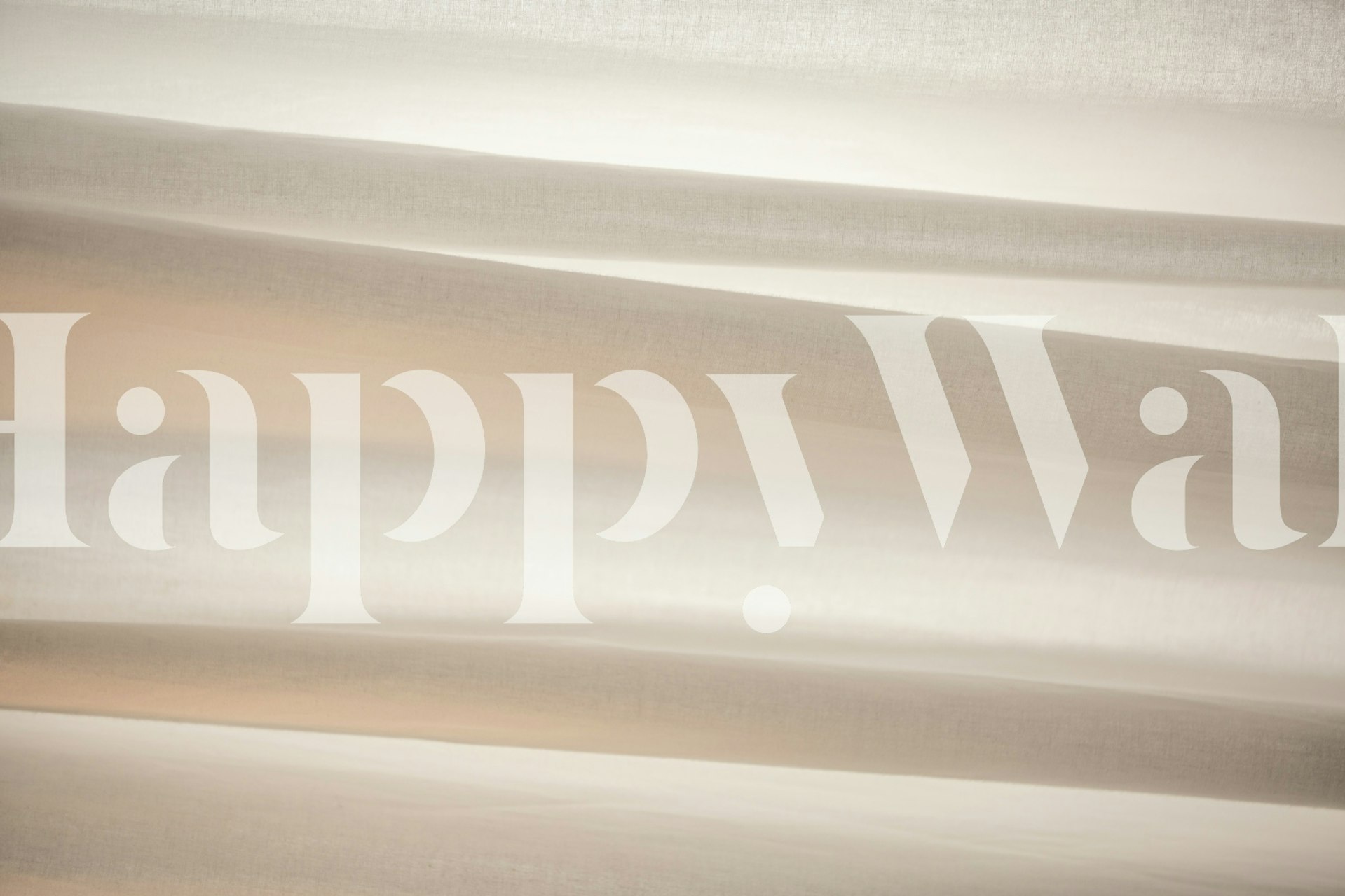 Warm curtain texture wallpaper in a room