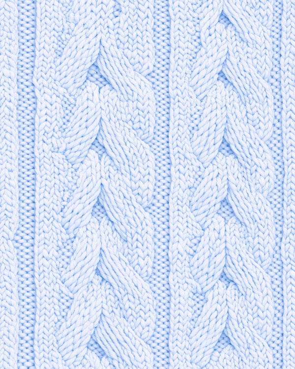 Cozy Blue Knit Texture