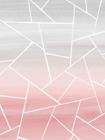 Blush Gray Watercolor Geo 1 papiers peint