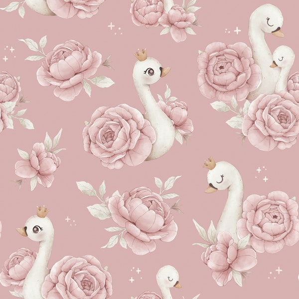 Peony Swan 2 - rose